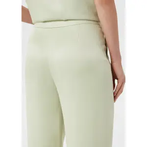 Women's Fluid Satin Viscose Trousers COMMA image-1