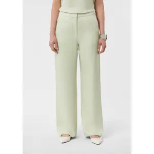 Women's Fluid Satin Viscose Trousers COMMA image-5