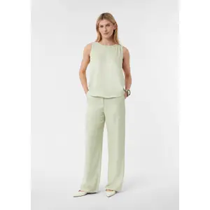 Women's Fluid Satin Viscose Trousers COMMA image-6