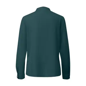 Women's Ruffle Collar Chiffon Blouse with Fitted Cuffs COMMA image-1