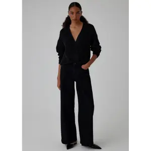 Sparkly Yarn Knitted Cardigan for Women COMMA image-6