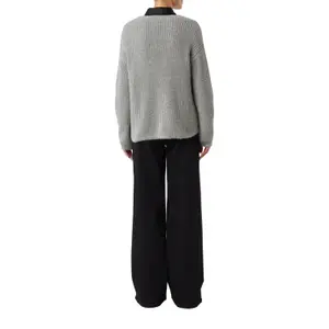 Sparkly Thread Knit Court Dress Women COMMA image-3