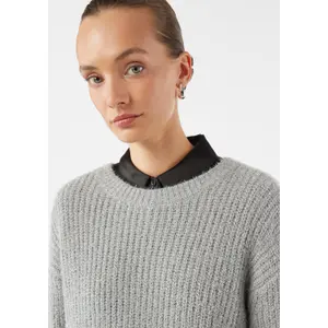 Sparkly Thread Knit Court Dress Women COMMA image-4