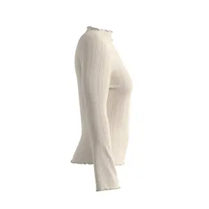 Women's Long Sleeve Openwork Jersey T-Shirt COMMA image-6