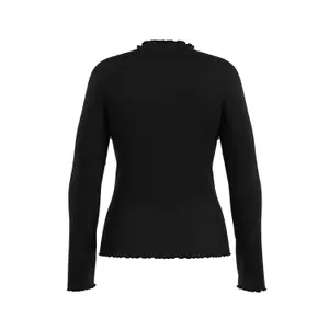 Women's Long Sleeve Openwork Jersey T-Shirt COMMA image-1