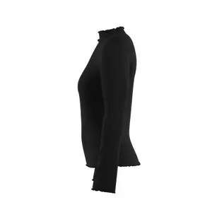 Women's Long Sleeve Openwork Jersey T-Shirt COMMA image-6