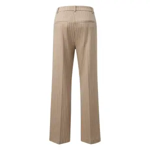 Fine Striped Interlock Jersey Trousers Women COMMA image-1