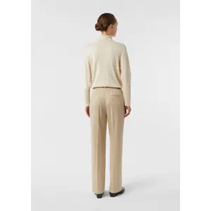 Fine Striped Interlock Jersey Trousers Women COMMA image-4