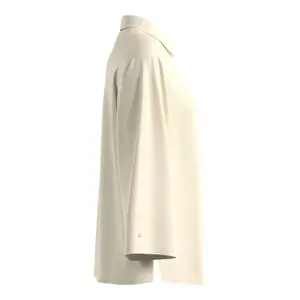 Women's Satin Viscose Pleated Shirt with Adjustable Cuffs COMMA image-6