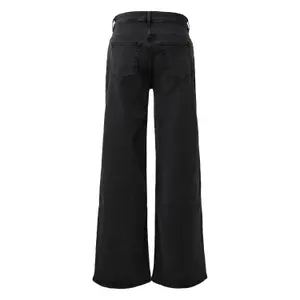 Wide Leg Jeans with Button and Zip Closure for Women COMMA image-1