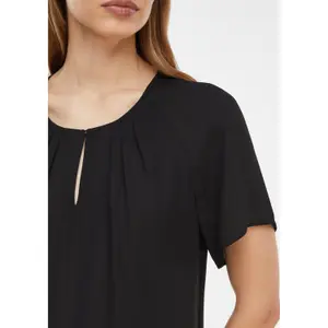 Short Sleeve Chiffon Blouse Women COMMA image-3