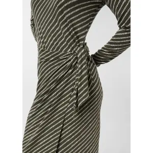 All-over Printed Jersey Bodycon Dress with Pretty Bow Women COMMA image-3