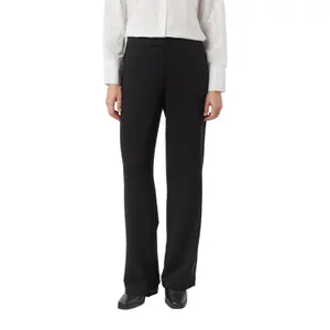 Women's Wide Leg Scuba Fabric Trousers COMMA image-2
