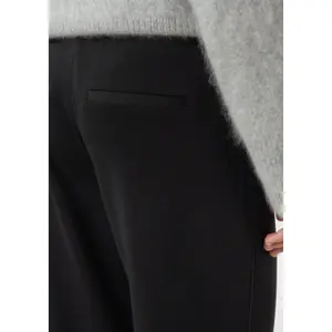 Women's Wide Leg Scuba Fabric Trousers COMMA image-3