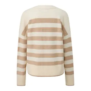 Women's Boxy Striped Cardigan COMMA image-1