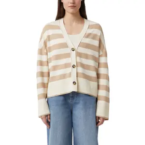 Women's Boxy Striped Cardigan COMMA image-2