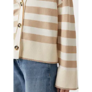 Women's Boxy Striped Cardigan COMMA image-3