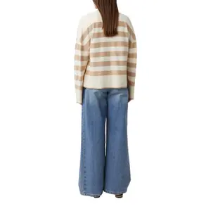 Women's Boxy Striped Cardigan COMMA image-5
