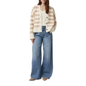 Women's Boxy Striped Cardigan COMMA image-6