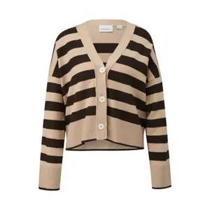 Women's Boxy Striped Cardigan COMMA image-0