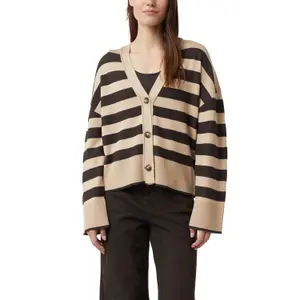 Women's Boxy Striped Cardigan COMMA image-2