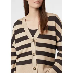 Women's Boxy Striped Cardigan COMMA image-3