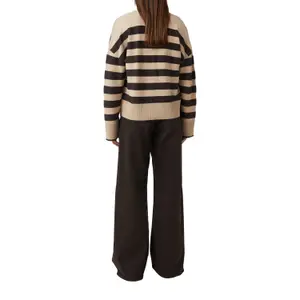 Women's Boxy Striped Cardigan COMMA image-5