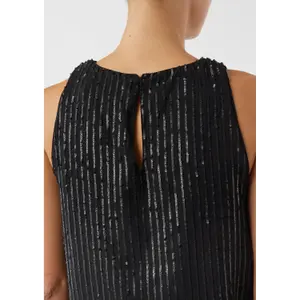 Sleeveless Sequin Blouse Women COMMA image-3