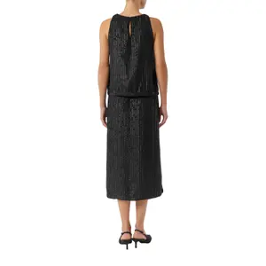 Sleeveless Sequin Blouse Women COMMA image-5