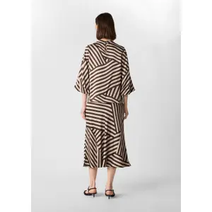 Printed Puff Sleeve Blouse for Women COMMA image-2
