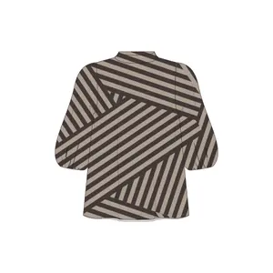 Printed Puff Sleeve Blouse for Women COMMA image-4