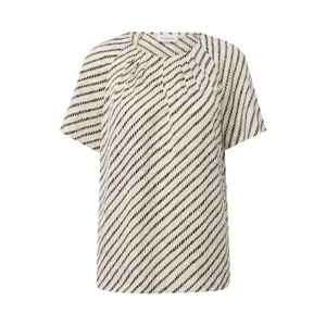 Printed Satin Blouse for Women COMMA image-0