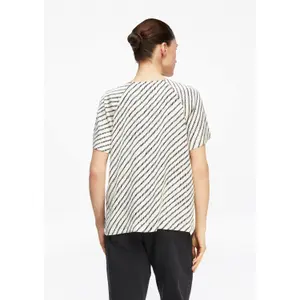 Printed Satin Blouse for Women COMMA image-4