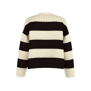 Women's Textured Crew Neck Sweater COMMA image-1