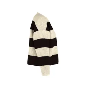 Women's Textured Crew Neck Sweater COMMA image-3