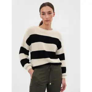 Women's Textured Crew Neck Sweater COMMA image-5