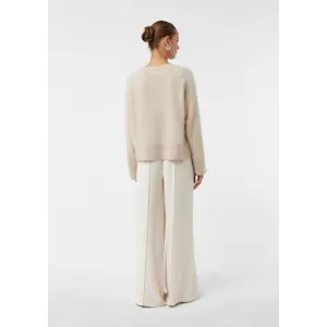 Pullover mit rundem Ausschnitt aus Kaschmir für Damen COMMA image-2