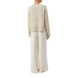 Pullover mit rundem Ausschnitt aus Kaschmir für Damen COMMA image-3