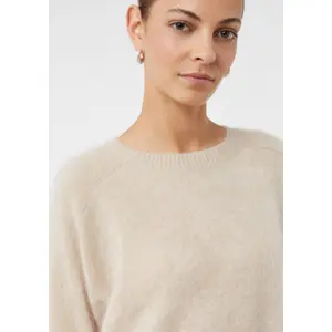 Pullover mit rundem Ausschnitt aus Kaschmir für Damen COMMA image-4