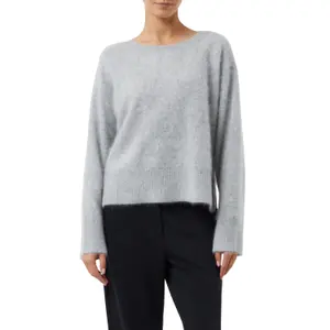 Pullover mit rundem Ausschnitt aus Kaschmir für Damen COMMA image-1