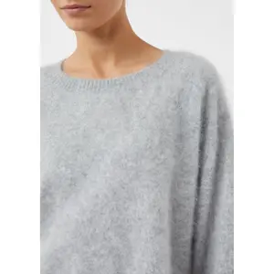 Pullover mit rundem Ausschnitt aus Kaschmir für Damen COMMA image-4