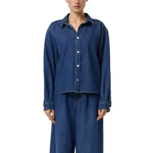 Fluid Denim Jacket Women's COMMA image-2