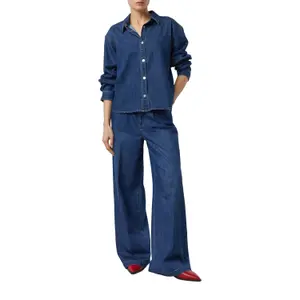 Fluid Denim Jacket Women's COMMA image-6