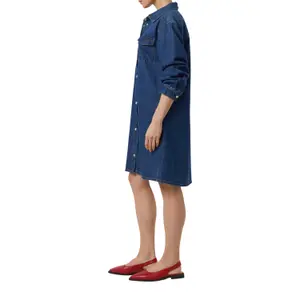 Short Denim Shirt Dress Women COMMA image-6