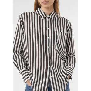 Long Viscose Blend Shirt Women COMMA image-1