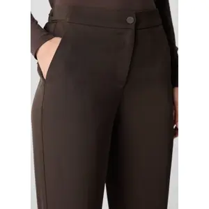 Women's Relaxed Fit Slim Leg Trousers COMMA image-1