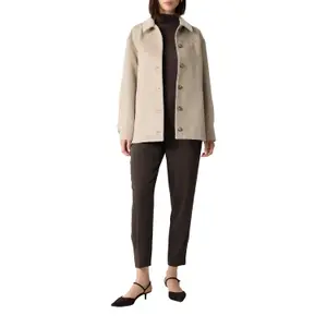 Women's Relaxed Fit Slim Leg Trousers COMMA image-4