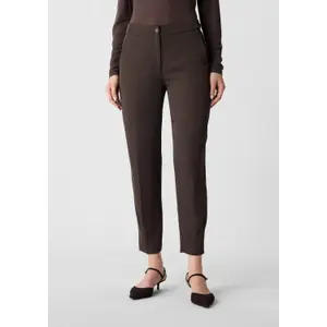 Women's Relaxed Fit Slim Leg Trousers COMMA image-5