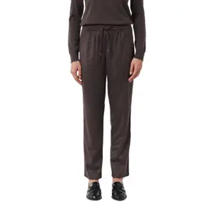 Velour jogging trousers for women COMMA image-0