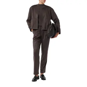 Velour jogging trousers for women COMMA image-4